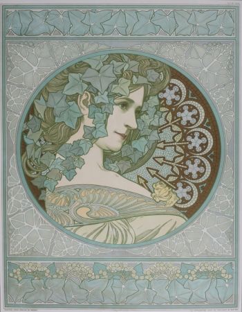 Litografia Mucha - Henrietta Crosman