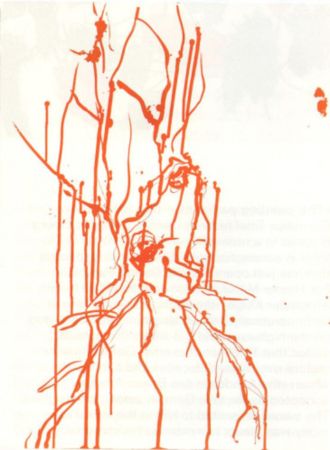 Acquaforte E Acquatinta Baselitz - Hirsche II