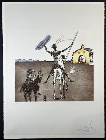 Incisione Dali - Historia de Don Quichotte de la Mancha The Imppossible Dream