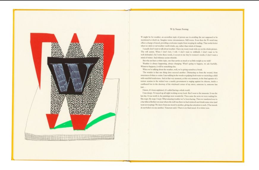 Multiplo Hockney - Hockney's Alphabet. 1991. Signed. 