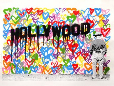 Litografia Mr. Brainwash - Hollywood