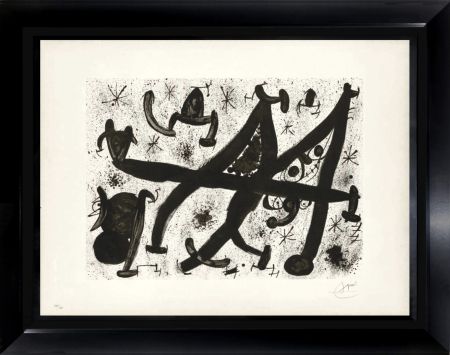 Litografia Miró - Homage to Joan Prats