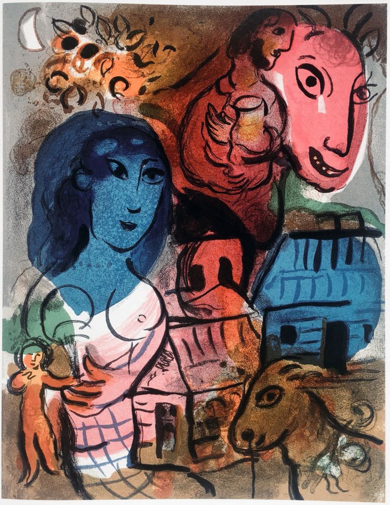 Litografia Chagall - Homage to Marc Chagall (XXe Siècle. Special issue, 1969)