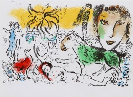 Litografia Chagall - Homecoming
