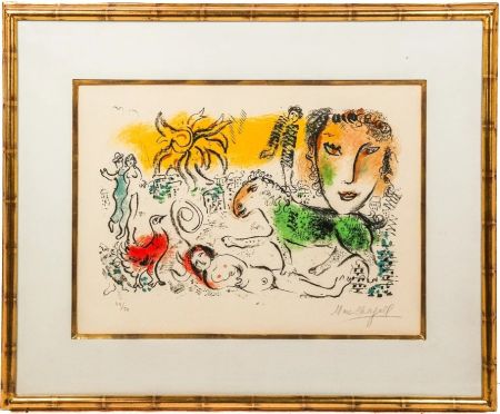 Litografia Chagall - Homecoming (The Green Horse)