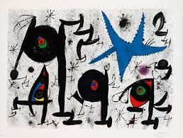 Litografia Miró - Homenaje a Joan Prats