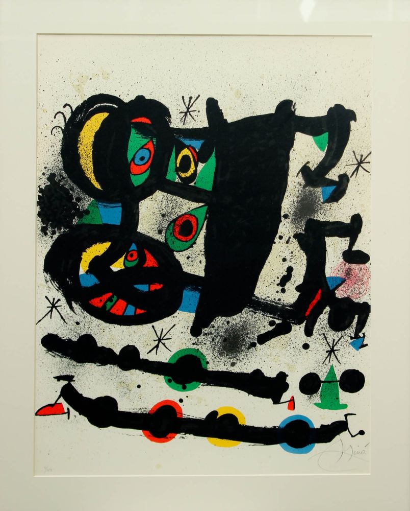 Litografia Miró - HOMENAJE A JOSEP LLUIS-SERT