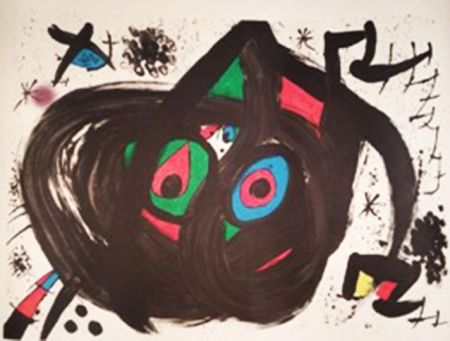 Litografia Miró - Homentage a Joan Prats