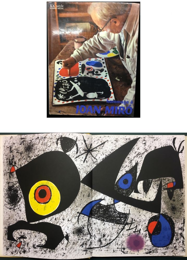 Libro Illustrato Miró - HOMMAGE A JOAN MIRÓ - XXe Siècle - N° spécial 1972