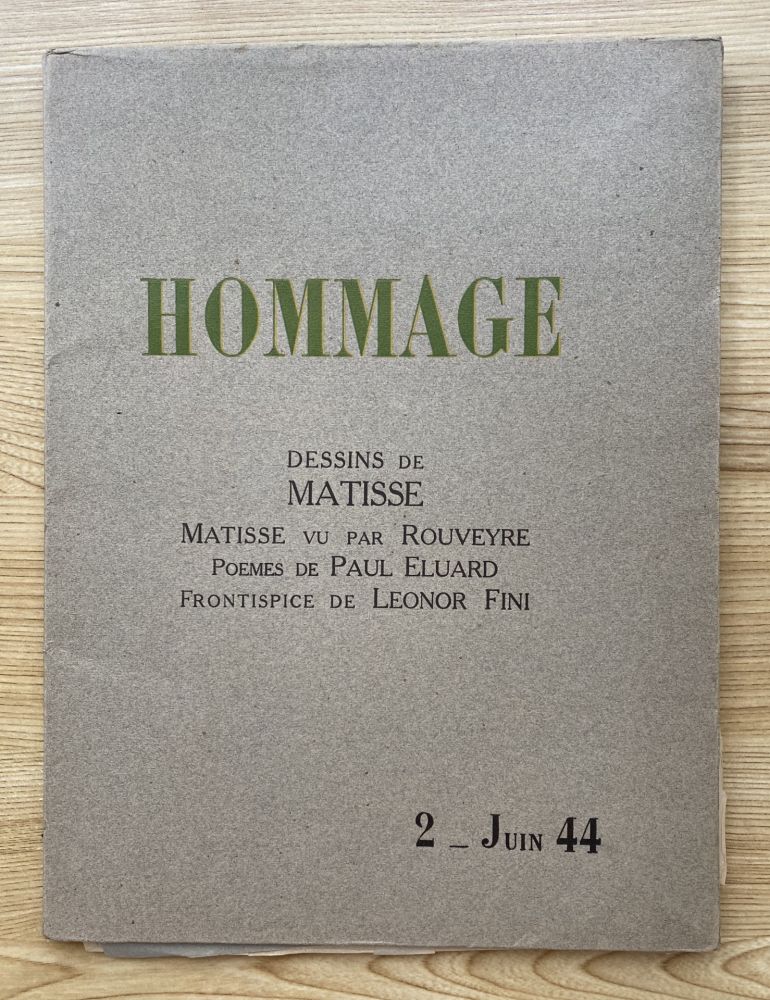 Non Tecnico Matisse - Hommage, Dessins de Matisse (