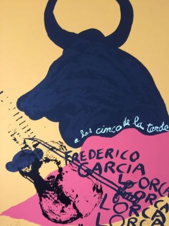 Serigrafia Arman - Hommage to Federico Garcia LOrca