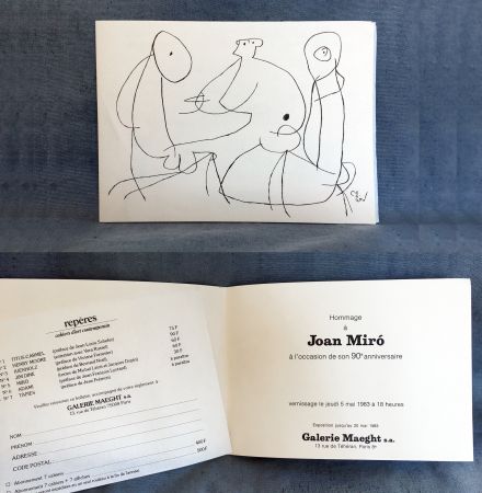Non Tecnico Miró - HOMMAGE À JOAN MIRO à l'occasion de son 90e anniversaire (1983)