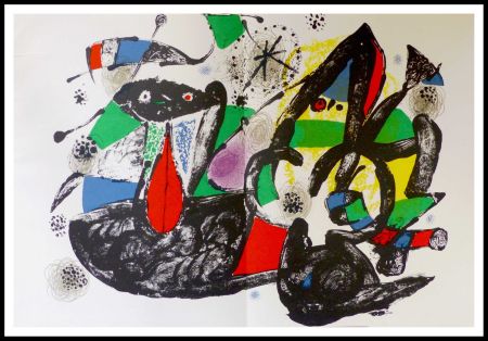 Litografia Miró - Hommage à Dorothea Tanning 