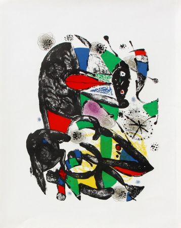 Litografia Miró - Hommage à Dorothea Tanning