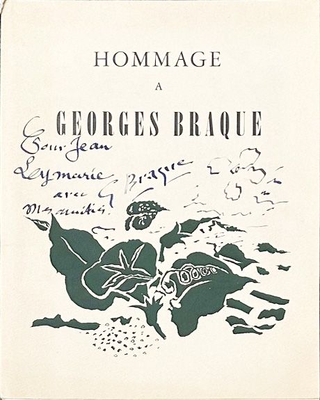 Litografia Braque - Hommage à Georges Braque