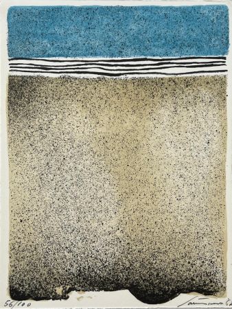 Litografia Santomaso - Hommage à Hans Arp 