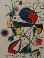 Litografia Miró - Hommage à Mourlot
