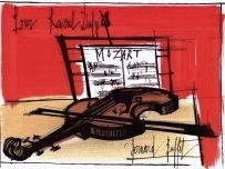 Litografia Buffet - Hommage à Raoul Dufy