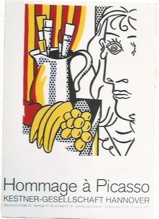 Manifesti Lichtenstein - Hommage á Picasso