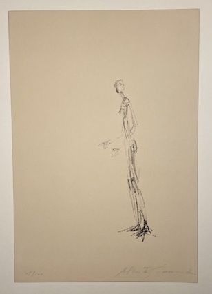 Litografia Giacometti - Homme debout