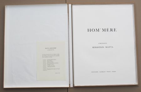 Libro Illustrato Matta - Hom'mère-L'ergonaute