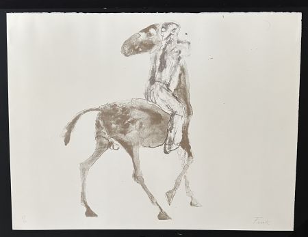 Litografia Frink - Horse and Rider VI