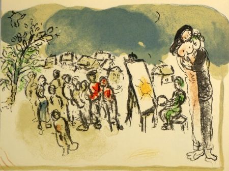 Litografia Chagall - (Humanisme actif)