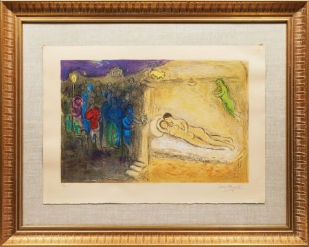 Litografia Chagall - Hyménée from Daphnis and Chloé 