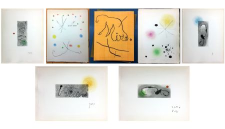 Libro Illustrato Miró - HÉRACLITE D'ÉPHÈSE. Avec 12 gravures originale de Joan Miró (1965)