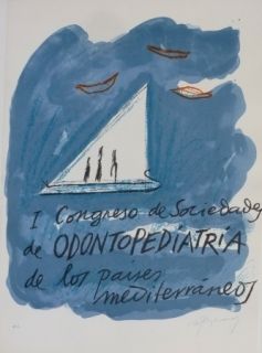 Litografia Ràfols Casamada - I CONGRESO DE SOCIEDADA DE ODONTOPEDIATRIA