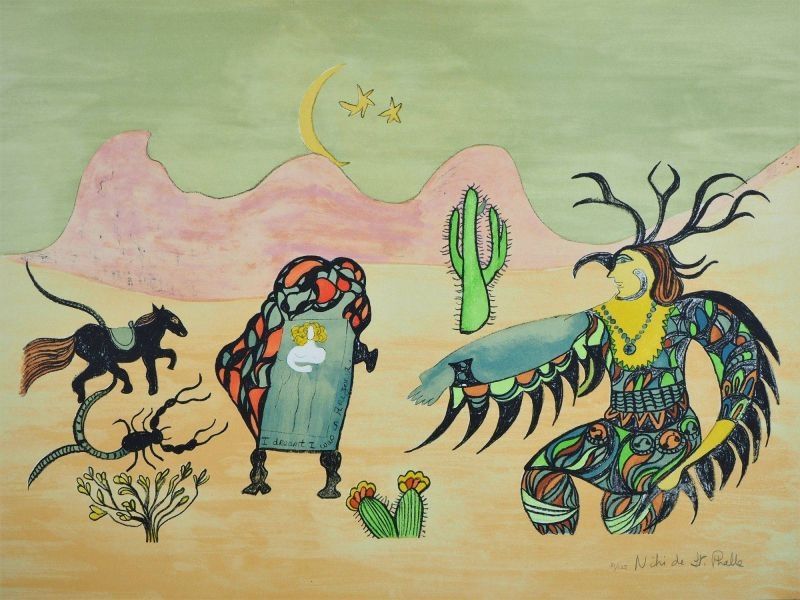 Litografia De Saint Phalle - I dreamt I was in Arizona 