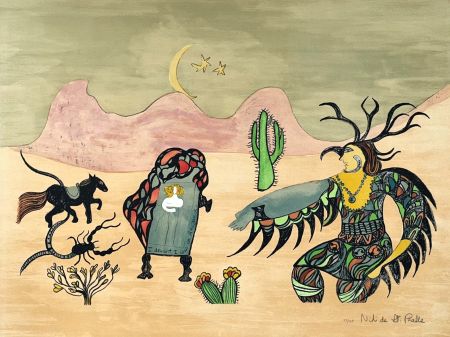 Litografia De Saint Phalle - I dreamt I was in Arizona 