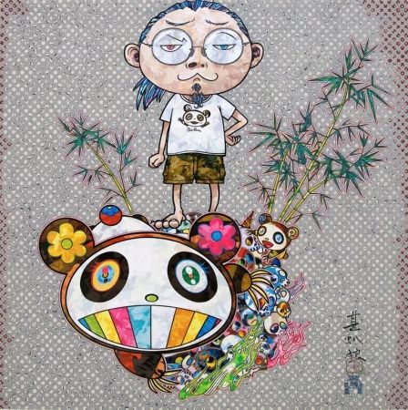 Serigrafia Murakami - I Met A Panda Family