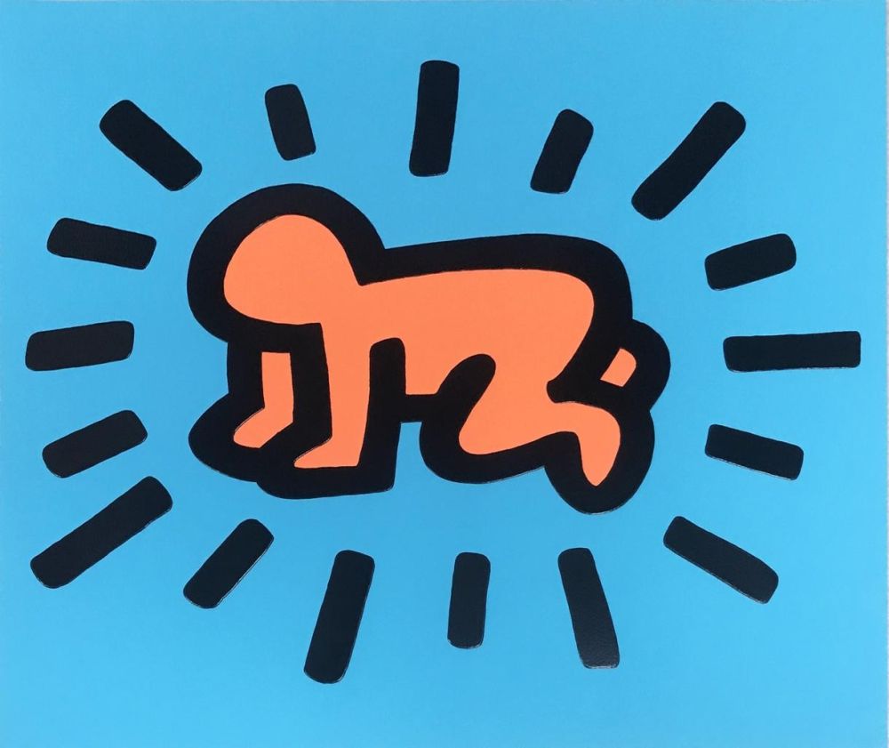 Serigrafia Haring - Icons (A) - Radiant Baby