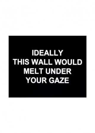 Incisione Prouvost  - Ideally this wall would melt under your gaze