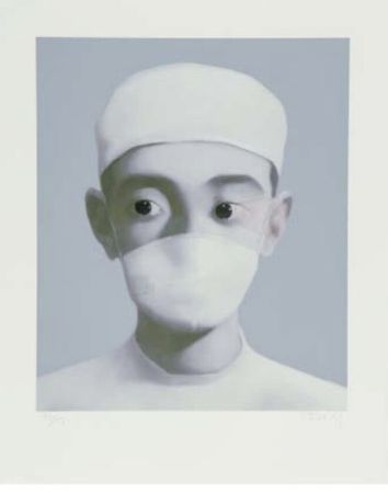 Litografia Xiaogang - Identity Portrait