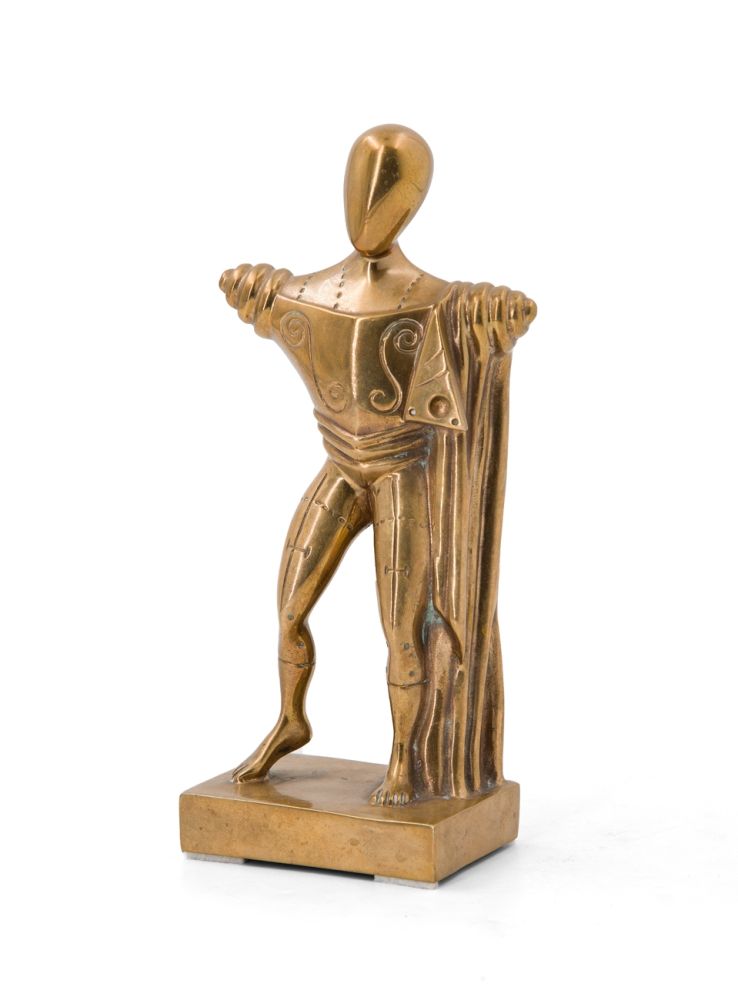Multiplo De Chirico - Il Trovatore – bronze sculpture
