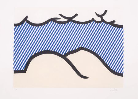 Acquaforte E Acquatinta Lichtenstein - Illustration for 'De Denver au Montana, Depart 27 Mai 1972' (I)