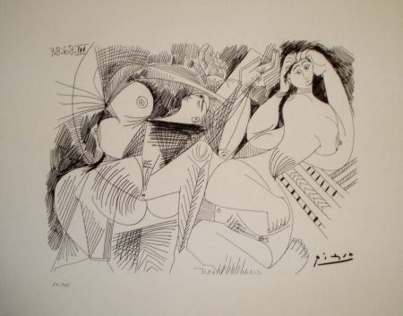 Litografia Picasso - Ilustración para La Celestina