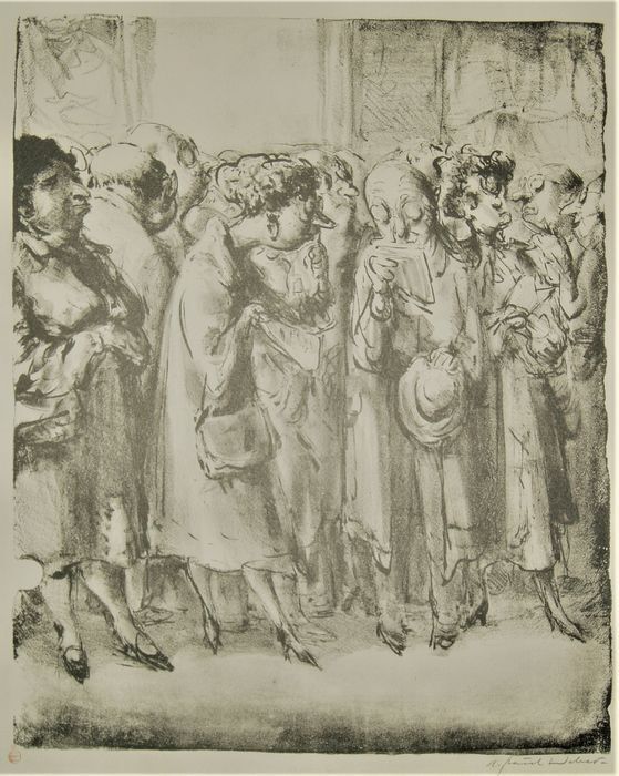 Litografia Weber - Im Prado II (In the Prado, II)