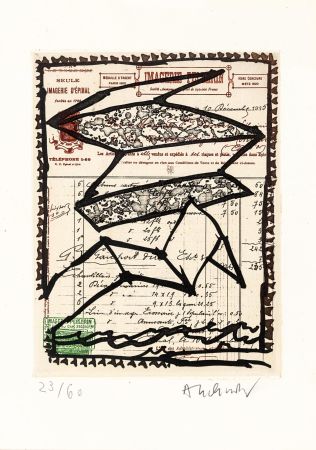Litografia Alechinsky - Imagerie Pellerin