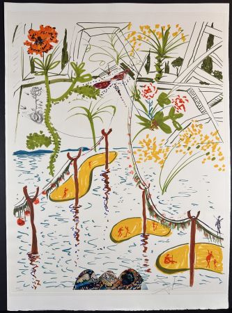 Incisione Dali - Imaginations & Objects of The Future Biological Garden