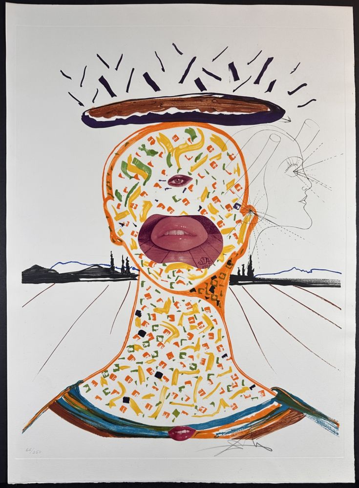 Incisione Dali - Imaginations & Objects of The Future Cyclopean Make-Up