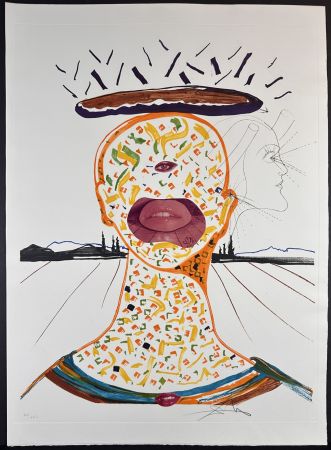 Incisione Dali - Imaginations & Objects of The Future Cyclopean Make-Up