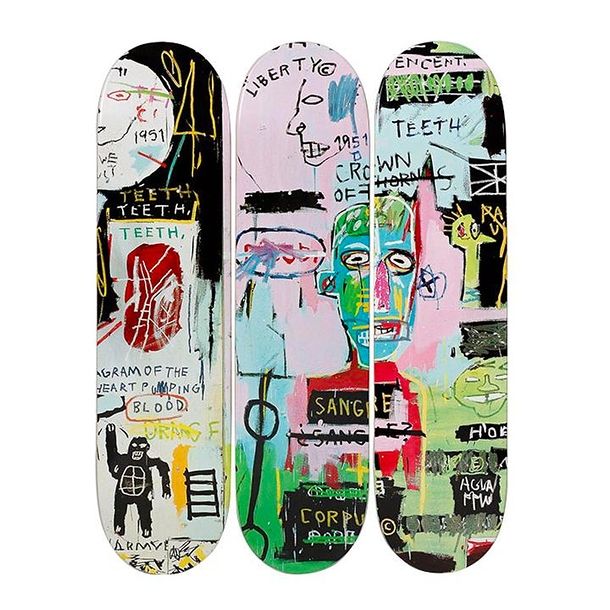 Litografia Basquiat - In Italian