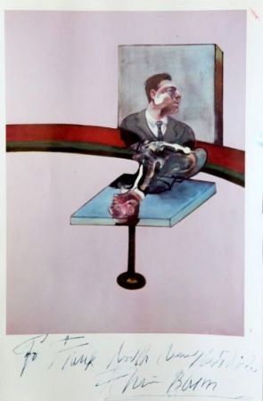 Manifesti Bacon - In Memory of George Dyer, from a triptych (1971)