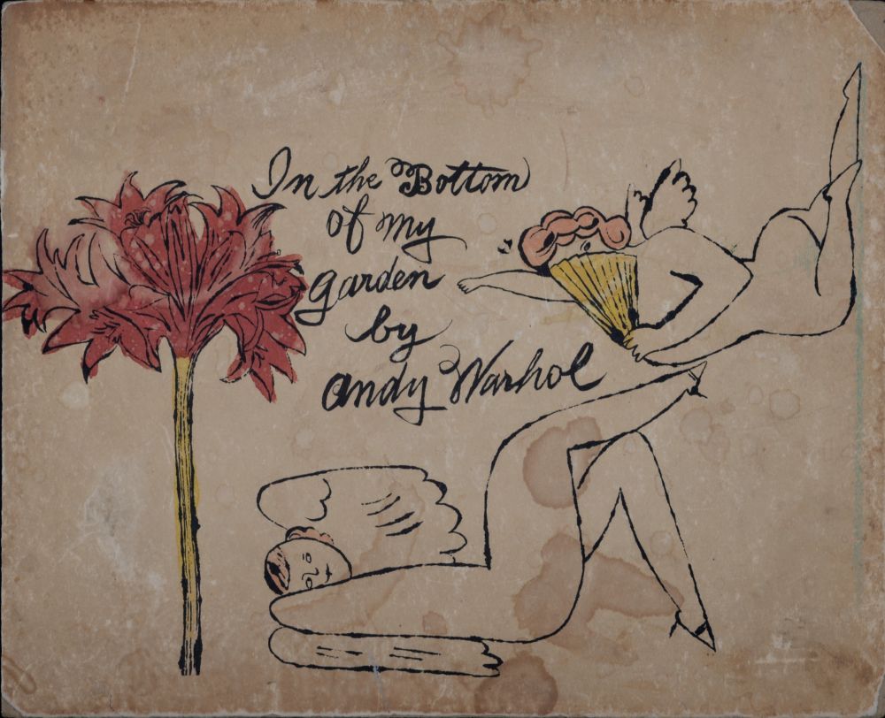 Litografia Warhol - In the Bottom of My Garden, c. 1956 - Hand-colored with watercolor!