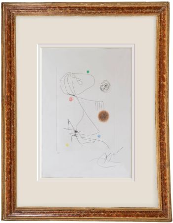Acquatinta Miró - Incertitude prolongée