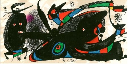 Litografia Miró - Inglaterra 