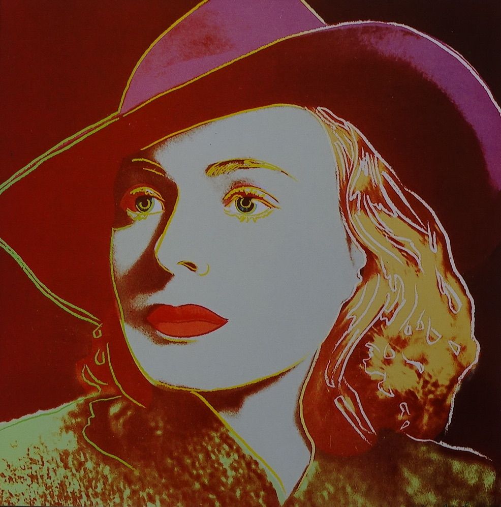 Serigrafia Warhol - Ingrid Bergman Casablanca
